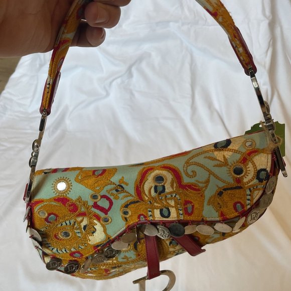 Dior Bags Dior Horse Show Saddle Bag Embroidered Limited Edition 0